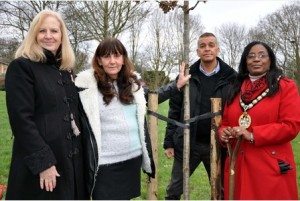 16/01/15 Memorial unveiled to David Clapson in Stevenage - Hertfordshire, 