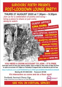 Image of flyer with information about the event as per text above
